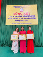 TRƯỜNG TIỂU HỌC PHÚ CƯỜNG ĐẠT BA GIẢI NHÌ TRONG CUỘC THI THIẾT KẾ BÀI GIẢNG E-LEARNING CẤP QUẬN NĂM HỌC 2022 - 2023