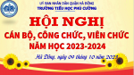 HỘI NGHỊ CÁN BỘ, CÔNG CHỨC, VIÊN CHỨC NĂM HỌC 2023 - 2024